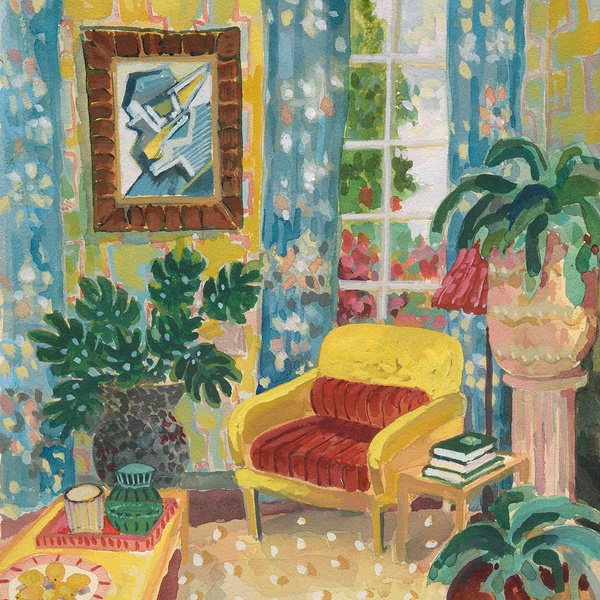 Interior with Helen Saunders by Lottie Cole ARWS