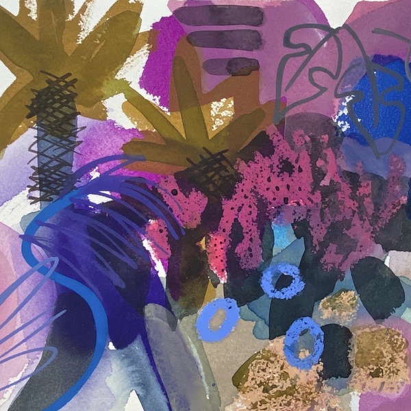 WORKSHOP: Watercolour & Ink: Exploring Mark-Making