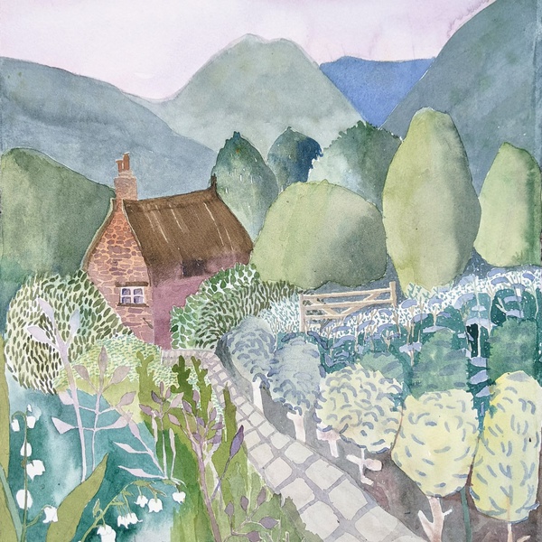 Pastoral by Suzy Fasht RWS, watercolour